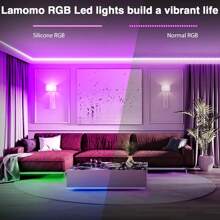 1 szt 5V RGB-IC Neon Lina Lekki , 9,8 stopy Z 24 klawisze Pilot , Muzyka Synchronizacja Led Neon Pasmo , Doskonały Dla Sypialnia , Salon , Gry Pokój , Dekoracje Ścienne