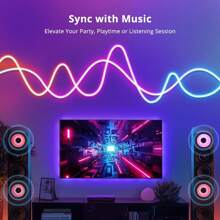 1 szt 5V RGB-IC Neon Lina Lekki , 9,8 stopy Z 24 klawisze Pilot , Muzyka Synchronizacja Led Neon Pasmo , Doskonały Dla Sypialnia , Salon , Gry Pokój , Dekoracje Ścienne