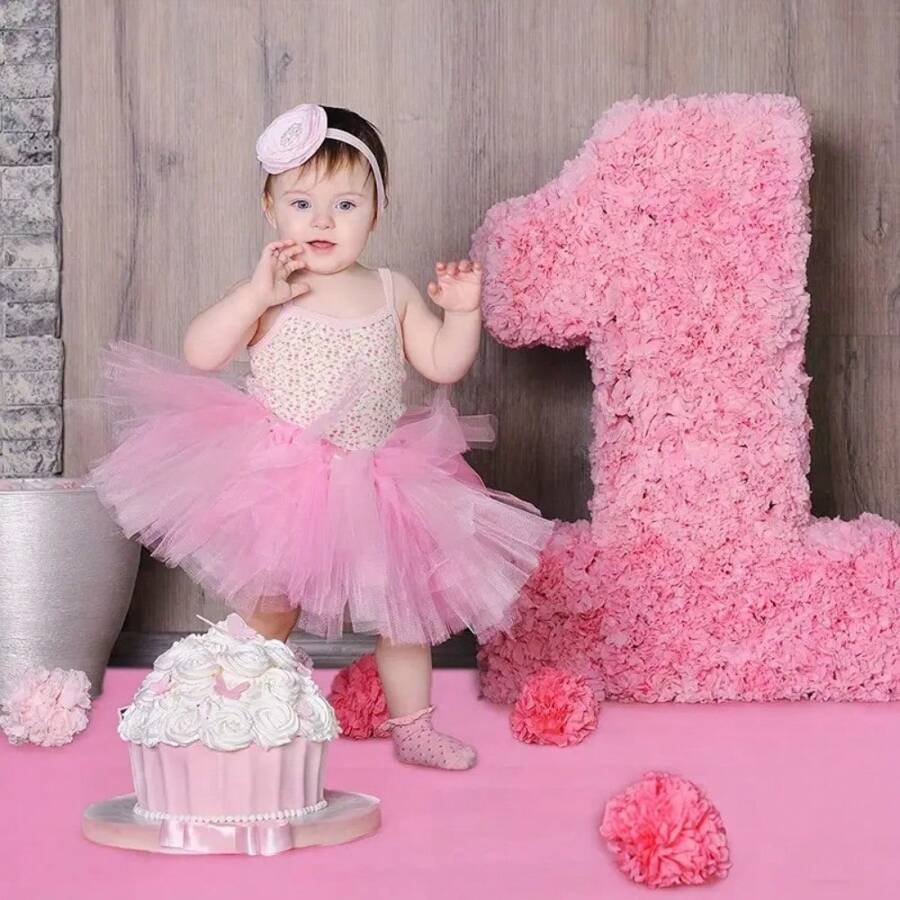 1pc Pink Disposable Carpet Suitable For Wedding, Birthday Party