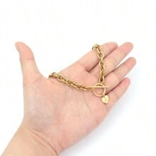 1 buc. Colier inițial inițial cu inimă de zirconiu, pavaj, din oțel inoxidabil, cu închizătoare, colier pentru femei pentru petrecere de Valentine