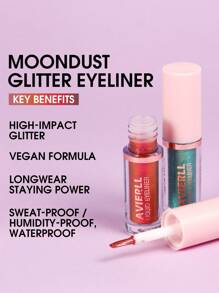 AVIERLL Delineador de ojos resistente al agua, brillante, duradero, adecuado para varios estilos de maquillaje en el Día de la Madre (Color 17# 1pc)