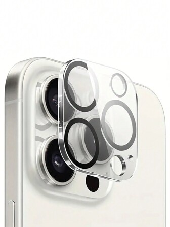 1 件适用于 15/14/13/12/11 Promax 相机镜头保护膜超清晰钢化玻璃全相机盖，9H 硬度保护罩，防摔，防刮生日、家人、朋友礼物镜头保护膜，手机配件防水防震防摔防摔防刮防指纹全盖