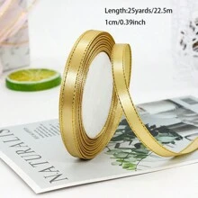 1 Roll 25 Yards, 1cm Phnom Penh Ribbon Wedding Candy Box Ribbon Gift Wrap Ribbon Ribbon Hand-Made D Iy Decorative Tape