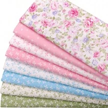 8pcs 18 X 22 Inch ( 46cm X 56cm ) In Chất vải Đối với Vá lại DIY May vá Làm sổ lưu niệm Quilting Mẫu - Nhiều màu - Xem 1