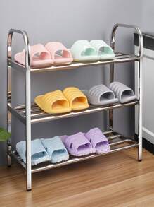 Storage Rack 3Y4 Layers Shoe Rack Easy To Assemble - Silber - Übersicht 3