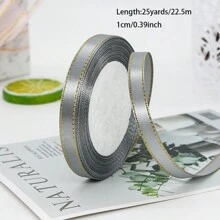 1 Roll 25 Yards, 1cm Phnom Penh Ribbon Wedding Candy Box Ribbon Gift Wrap Ribbon Ribbon Hand-Made D Iy Decorative Tape