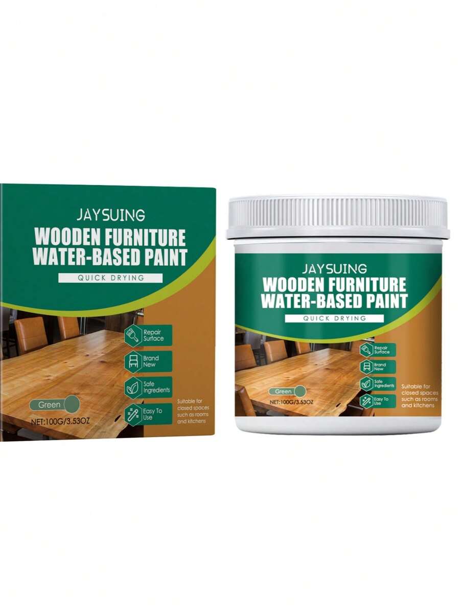 1 Box WaterBased Paint For Wooden Furniture, Dedicated For Solid Wood