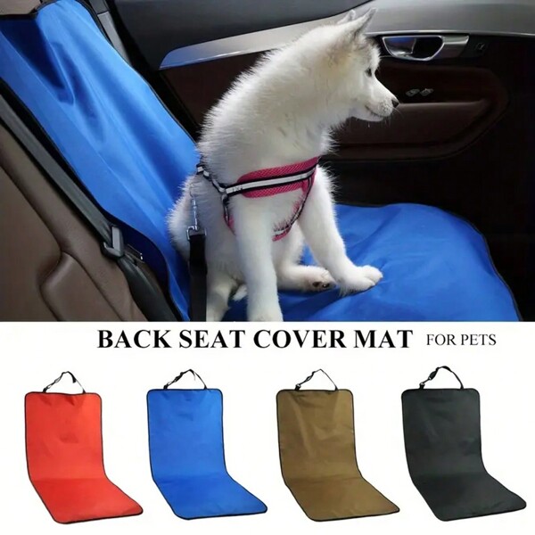 1pc Waterproof Pet Car Seat Cover, Front Seat Protector. Protect Your Seat From Dust, Hair And Scratches. 600d Waterproof Thick Oxford Fabric Is Durable And Resistant To Pet Bites. Available In Multiple Colors!