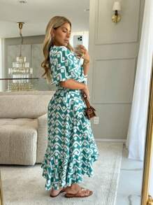 Women Dresses - Verde - View 2