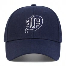 AR 1 Mũ bóng chày thêu chữ Gothic cho nam Mũ thể thao có thể điều chỉnh thời trang, thích hợp cho du lịch xuân thu, tiệc tùng trên bãi biển - Nhiều màu - Xem 7