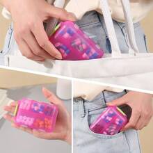 1pc Travel Pill Organizer - 10 Compartments Pill Case, Compact And Portable Pill Box, Perfect For On-The-Go Storage, Pill Holder