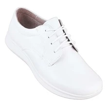 Zapato Para Mujer Médico Enfermera Clínico Zapato Para Doctora Fisioterapeuta Zapatos De Dama Para Chef Super Cómodo De Vestir De Piel  Enfermeria 2015 - Blanco - Ver 2