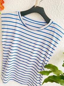 Women T-Shirts - 寶藍色 - 查看 2