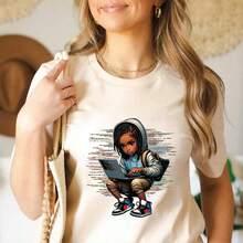 6 cái/bộ Mát mẻ Cô gái Hình dạng Với Khác nhau Thiết kế DIY Sắt Hình dán Jackets Quần jean Có thể giặt được Truyền nhiệt Hình dán Đối với Quần áo - Nhiều màu - Xem 5