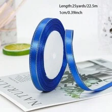 1 Roll 25 Yards, 1cm Phnom Penh Ribbon Wedding Candy Box Ribbon Gift Wrap Ribbon Ribbon Hand-Made D Iy Decorative Tape