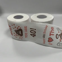 1件装40岁生日礼物 - 恶作剧厕纸 - 40岁生日装饰、派对用品 - 有趣的搞怪礼物、独特的生日礼物，送给他