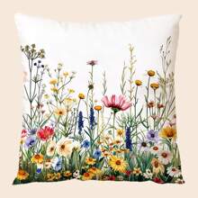 4入組沙發、家庭、客廳、臥室、汽車裝飾用靠墊套,單面印花聚酯纖維靠墊套 - 彩色 - 查看 4