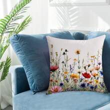 4入組沙發、家庭、客廳、臥室、汽車裝飾用靠墊套,單面印花聚酯纖維靠墊套 - 彩色 - 查看 10