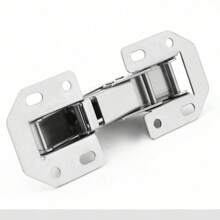1pc Hinge Easy Installation Hinges Cabinet Hinge For Drawer Window Cupboard Cabinet Door Hinges - Silver - View 2