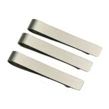 Thời trang và phổ biến 3 chiếc kẹp cà vạt nam tối giản bằng thép không gỉ để làm quà tặng trang sức và cho vẻ ngoài sành điệu - Nhiều màu - Xem 9