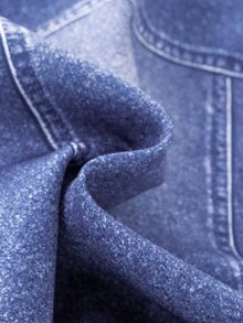 Baby Jungen Jeansmuster ärmelloser Kapuzen-Weste, Urlaubskleidung