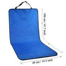 1pc Waterproof Pet Car Seat Cover, Front Seat Protector. Protect Your Seat From Dust, Hair And Scratches. 600d Waterproof Thick Oxford Fabric Is Durable And Resistant To Pet Bites. Available In Multiple Colors!
