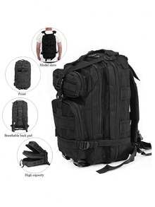 Men Functional Backpacks - أخضر عسكري - مشاهدة 4