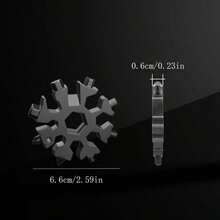 1 Miếng Đa chức năng Bông tuyết Cờ-lê Công cụ , Cờ-lê , Cái vặn vít , Hình lục giác Ổ cắm , Carbon cao Thép , Có thể mang đi Bông tuyết Cờ-lê - Nhiều màu - Xem 6