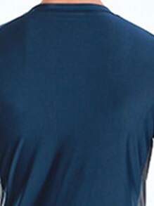 新品男友款男士潜水服防晒衣弹力速干防晒长袖冲浪潜水服夏季海滩 - 藍色 - 查看 6