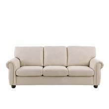 84.7'' Upholstered Sofa - Beige - View 10