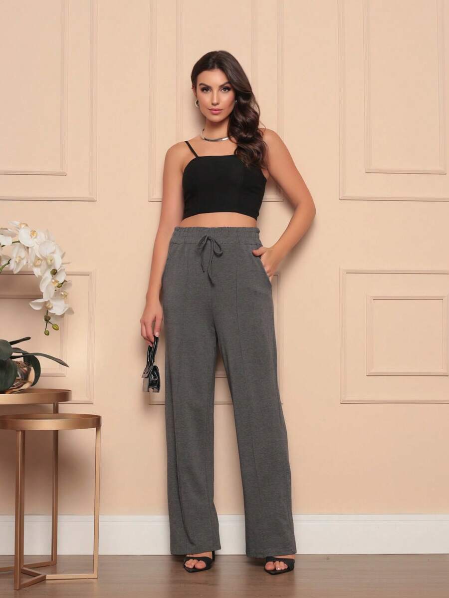 Women Pants - Màu xám đen - Xem 1