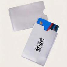 5入組rfid阻絕信用卡套裝 - 以時尚的方式保護您的銀行卡和身份證！