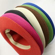 1pc Unisex Panama Straw Hat With Wide Brim, Foldable, Jazz Style, Beach Sun Hat For Summer Boho - Lanyard - View 9
