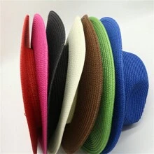 1pc Unisex Panama Straw Hat With Wide Brim, Foldable, Jazz Style, Beach Sun Hat For Summer Boho - Lanyard - View 10