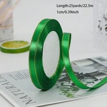 1 Roll 25 Yards, 1cm Phnom Penh Ribbon Wedding Candy Box Ribbon Gift Wrap Ribbon Ribbon Hand-Made D Iy Decorative Tape