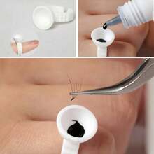 100 Pcs/Bag Tattoo Ink Rings Cups,Disposable Eyelash Extension Glue Ring Cup ,Tattoo Pigment Holder Container ,Glue Cup,Can Also Be Used For Eyebrow/Lip/Eyeliner Tattooing,Lash Extension Tattoo Tools