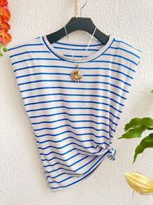 Women T-Shirts - 寶藍色 - 查看 1