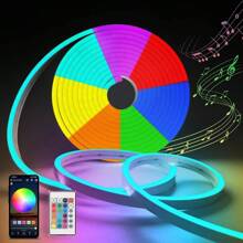 1 szt 5V RGB-IC Neon Lina Lekki , 9,8 stopy Z 24 klawisze Pilot , Muzyka Synchronizacja Led Neon Pasmo , Doskonały Dla Sypialnia , Salon , Gry Pokój , Dekoracje Ścienne