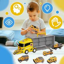 Storage Container Truck Children's Toy Engineering Car Toy - Multicolor - View 7