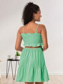 Women Dresses - màu xanh lá - Xem 2