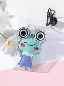 1 Miếng Nhiều màu Thủ công Dễ thương Độc lập Thiết kế Con ếch Móc chìa khóa , Đúng mốt Phụ kiện Đối với Ba lô , Túi đeo chéo , A Qủa tặng Đối với Bạn gái - móc khóa - Xem 8