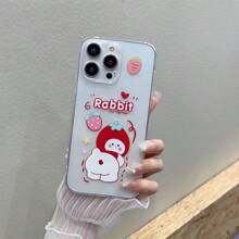 1入組透明tpu手機殼,具有精確孔設計和彩色圖案,防摔,適用於蘋果型號 - 彩色 - 查看 4