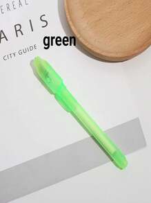 1 pix cu cerneală invizibilă, iluminator invizibil, jucărie magică, pentru joc de detectivi, joc de spionaj, petrecere de vacanță, adunare (culori aleatorii vechi și noi)