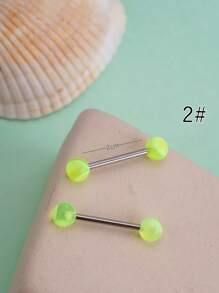 2 cái/bộ Gợi cảm Dễ thương Mùa hè Vòng núm vú 316L Thép y tế Đồ trang sức Tim Con rắn Nhện Vòng núm vú Màu xanh lá Núm vú Stud Trái bóng Núm vú Barbell Nhẫn Trang sức xỏ núm vú Đối với phụ nữ Cô gái & Nam Đối với Quà tặng hẹn hò - Nhiều màu - Xem 8