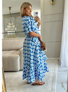 Women Dresses - 藍色 - 查看 2