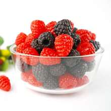 5入組人造水果片pvc假水果塊覆盆子橙子草莓diy家庭派對裝飾攝影道具 - 類別 - 查看 7