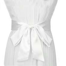 Women's Ribbon Bow Satin Decoration Dress Shirt Wedding Dress Accessory Halloween Summer, School Fall, Autumn, Halloween - Multicolor - View 3