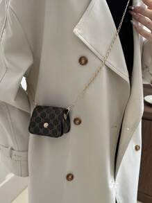 Versatile Minimalist Design, Solid Color Mini Women Crossbody Bag, Flap Closure, Small/Medium New Fashion Shoulder Bag