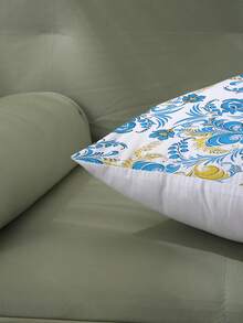 1個印花花紋枕套,裝飾沙發, 客廳或卧室,不包括內芯 - 彩色 - 查看 3