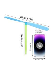 10pcs Random Color Plastic Dragonfly Aerial Toy For Outdoor Interactive Fun, Dragonfly Helicopter Toys - Multicolor - View 5